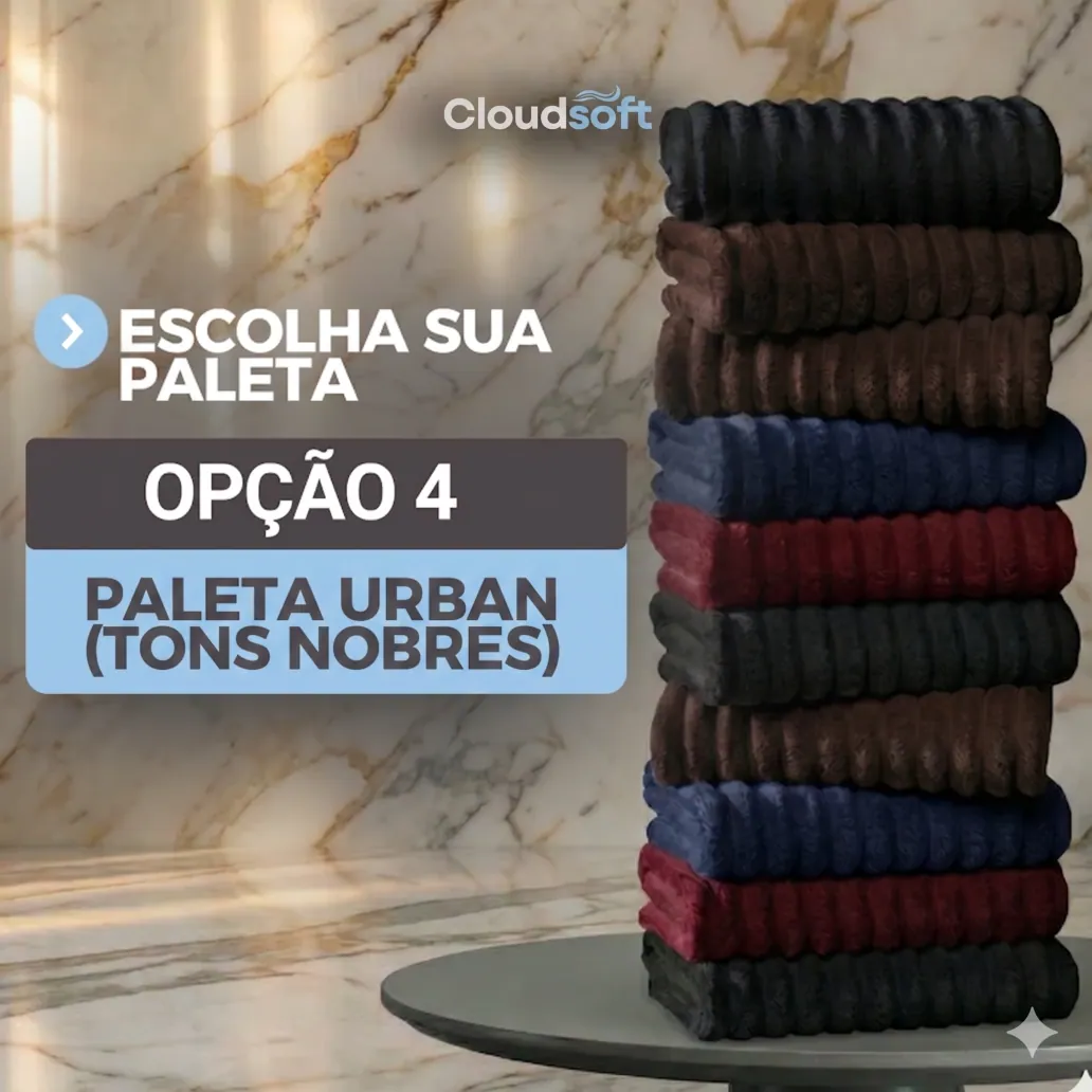 CloudSoft, Toalha Premium Algodão Turco | Kit 10 Banhão com 10 Rosto