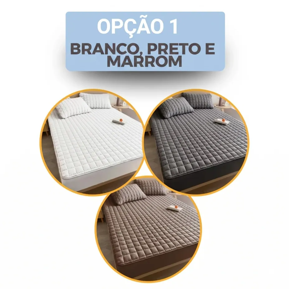 Hydra Soft Jogo de Cama Impermeável Premium, Capa com 2 Fronhas