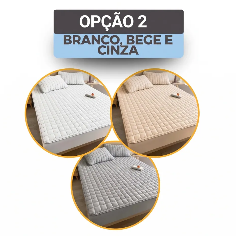 Hydra Soft Jogo de Cama Impermeável Premium, Capa com 2 Fronhas