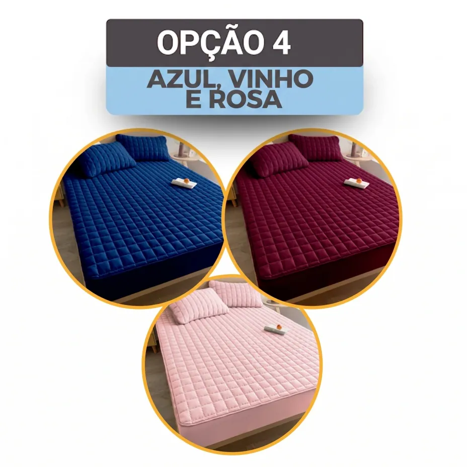 Hydra Soft Jogo de Cama Impermeável Premium, Capa com 2 Fronhas