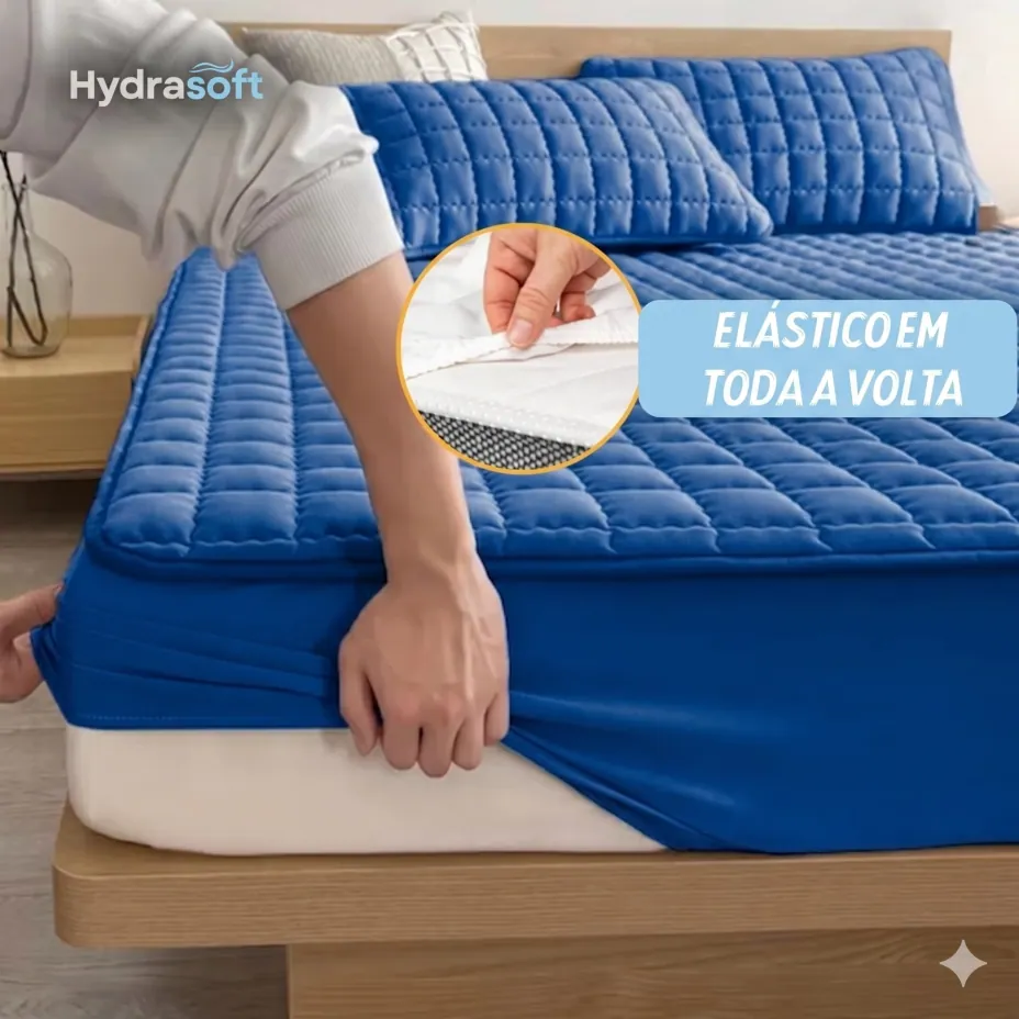 Hydra Soft Jogo de Cama Impermeável Premium, Capa com 2 Fronhas