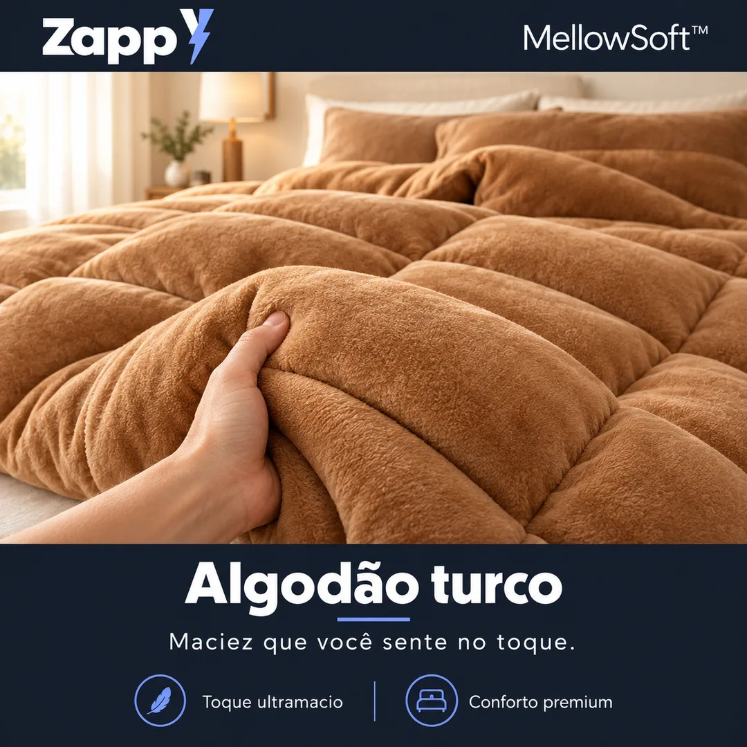 MellowSoft Edredom Premium Algodão Turco