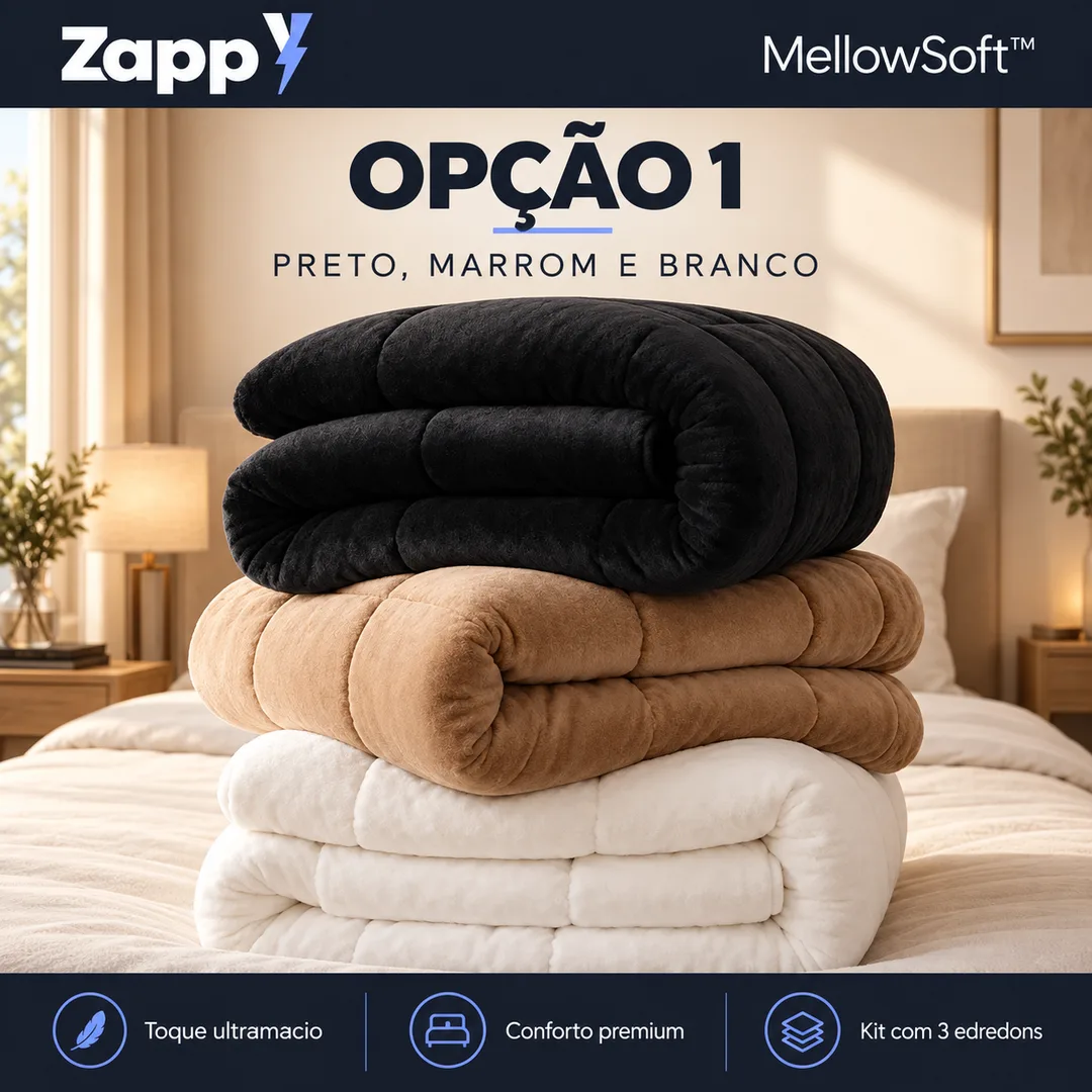 MellowSoft Edredom Premium Algodão Turco