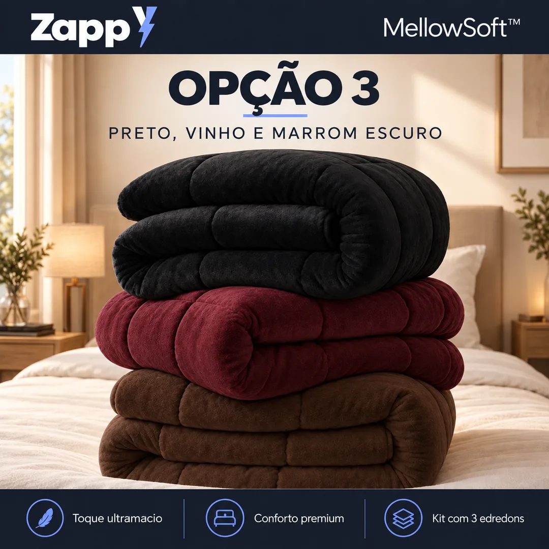 MellowSoft Edredom Premium Algodão Turco