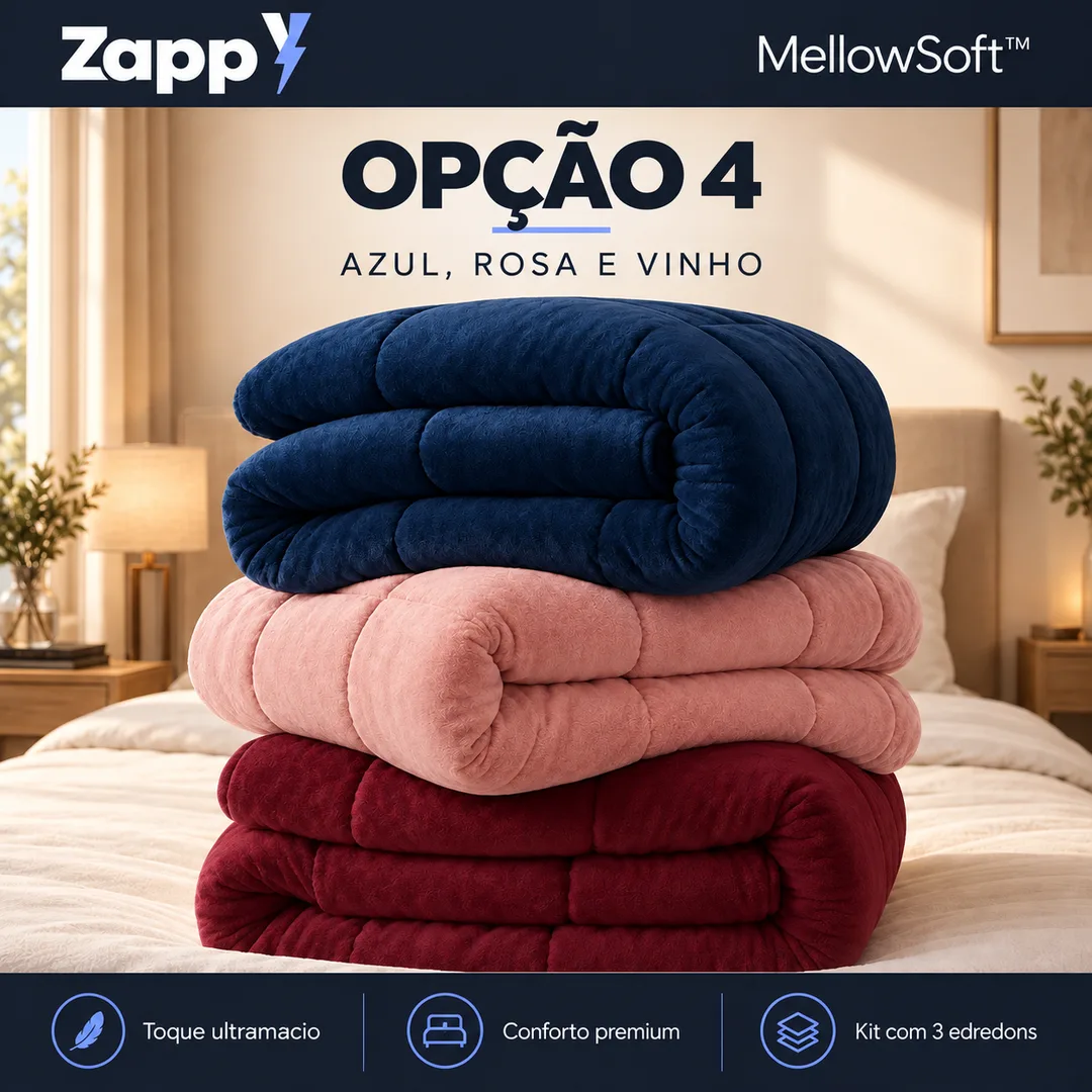 MellowSoft Edredom Premium Algodão Turco
