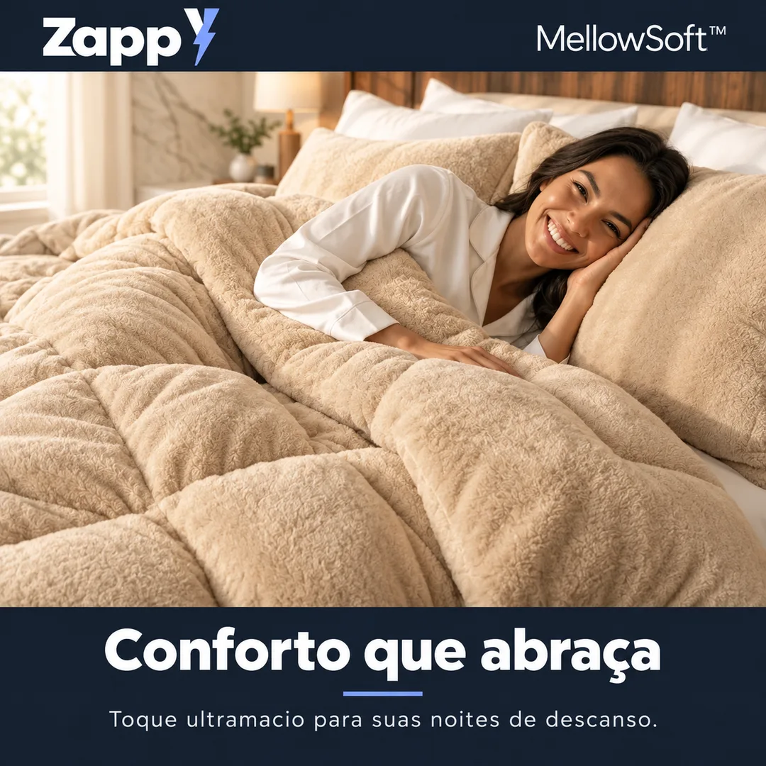 MellowSoft Edredom Premium Algodão Turco